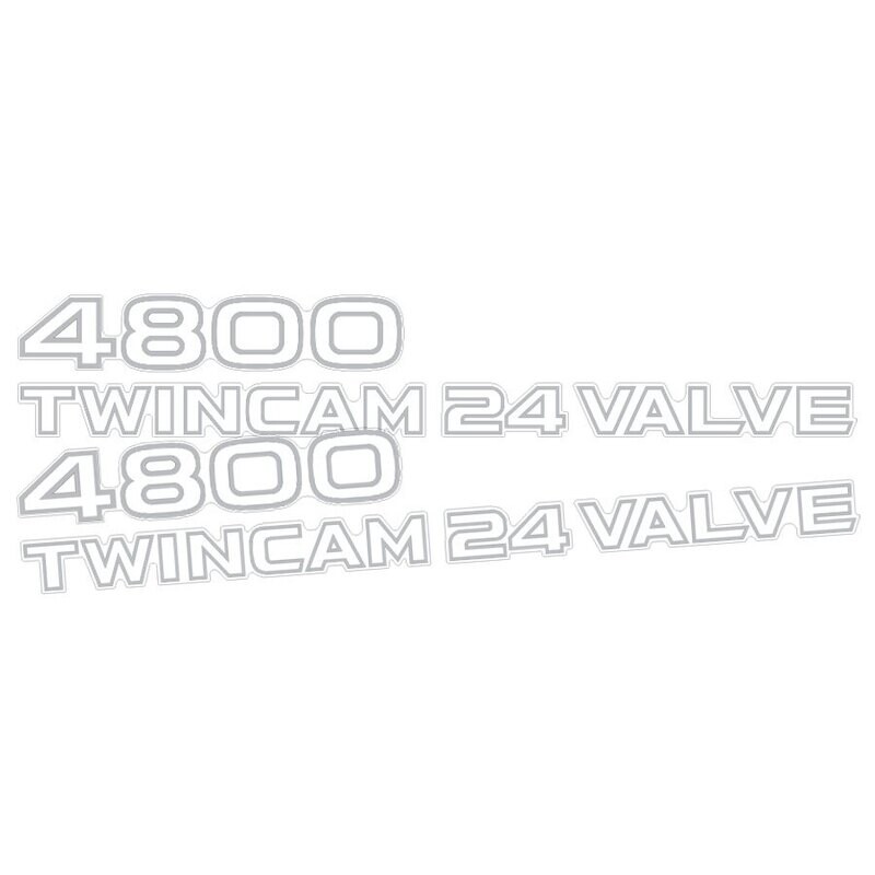 4800 TWIN CAM 24 VALVE DOOR DECAL SET : NISSAN PATROL (GU) (LIGHT VERSION)
