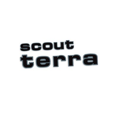 REPRODUCTION BODY DECAL : SCOUT TERRA (INTERNATIONAL SCOUT II)