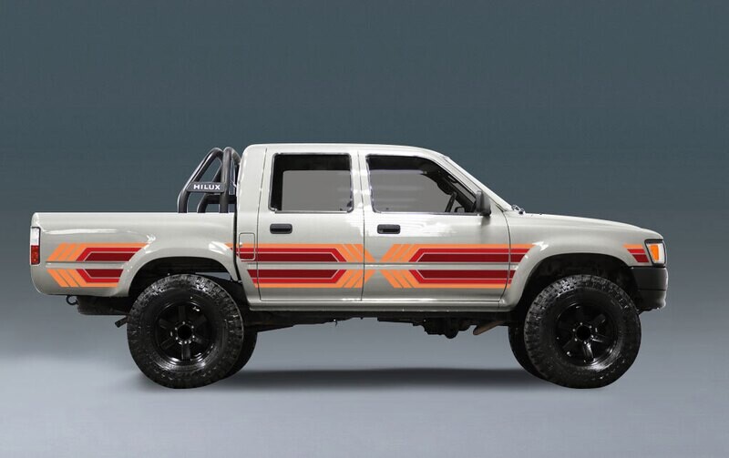 WEIPA BODY STRIPE KIT : GEN-5 TOYOTA HILUX (1988-1997)