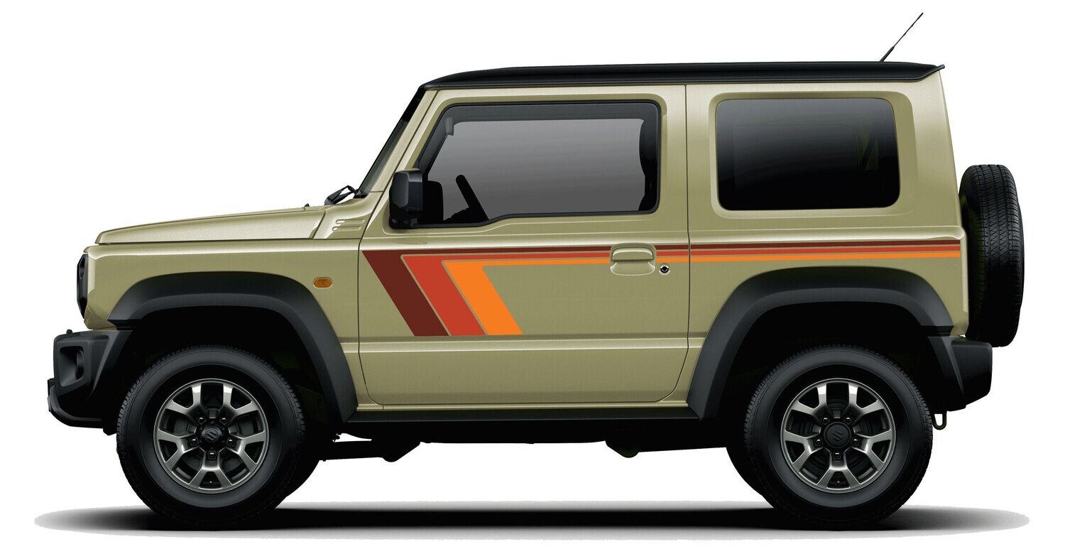 FRANKSTON BODY STRIPE DECAL KIT : SUZUKI JIMNY (JB64W/JB74W)