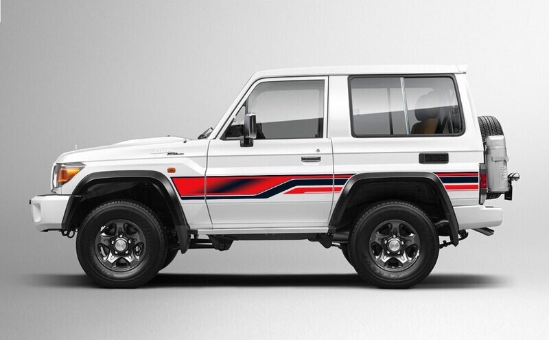 MECCA BODY STRIPES KIT : TOYOTA LANDCRUISER LC71 (2023+)