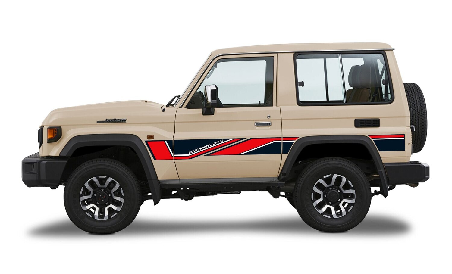 BAROSSA BODY STRIPES KIT : TOYOTA LANDCRUISER LC71 (2023+)