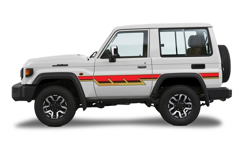 CALIFORNIA BODY STRIPES KIT : TOYOTA LANDCRUISER LC71 (2023+)