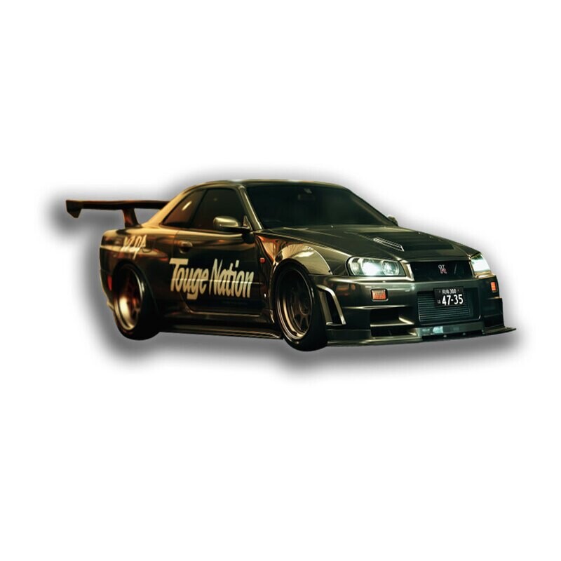 R34 SKYLINE GT-R KISS-CUT