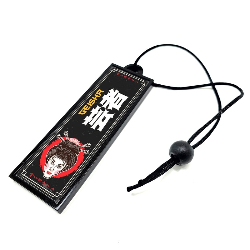 REAR VIEW MIRROR TALISMAN : GEISHA (VINTAGE-EDITION)