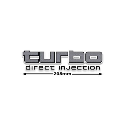 TURBO DIRECT INJECTION LOWER TAILGATE DECAL : 60-SERIES LAND CRUISER