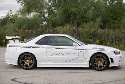 MINES INSPIRED NISSAN R34 SKYLINE BODY STRIPE KIT