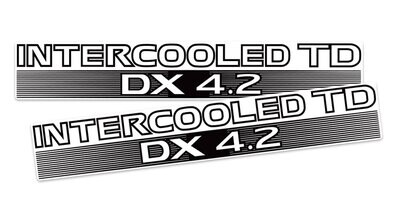 INTERCOOLED TD DX 4.2 DOOR DECAL SET : NISSAN PATROL (GU)