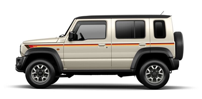 BROOME BODY DECAL KIT : SUZUKI JIMNY XL WAGON (JC74)
