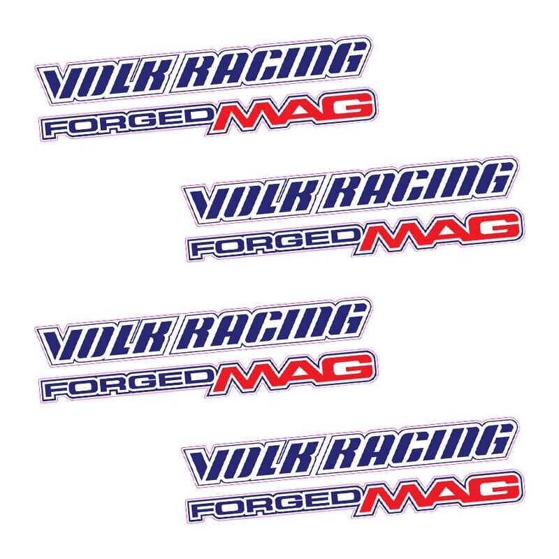 WHEEL RESTORATION DECAL SET : RAY&#39;S VOLK TE37 (FORGED MAG)