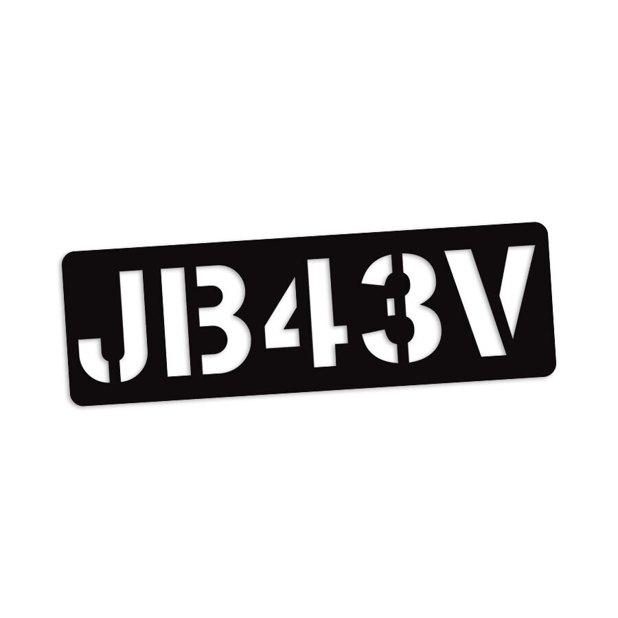 REPRODUCTION JB43V BODY DECAL : SUZUKI JIMNY