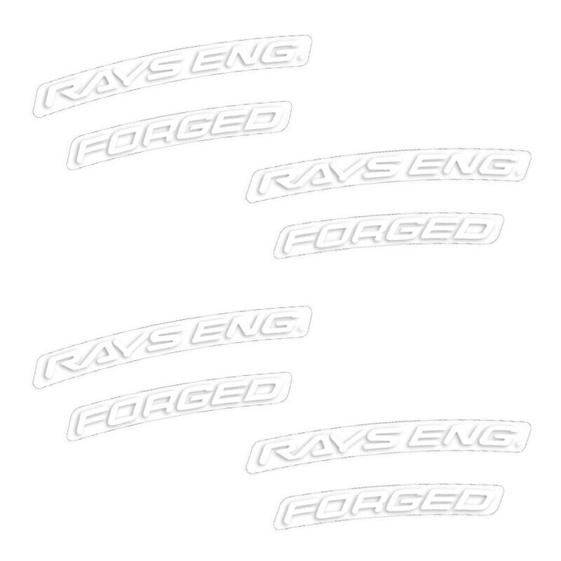 WHEEL RESTORATION DECAL SET : RAY&#39;S ENG. FORGED