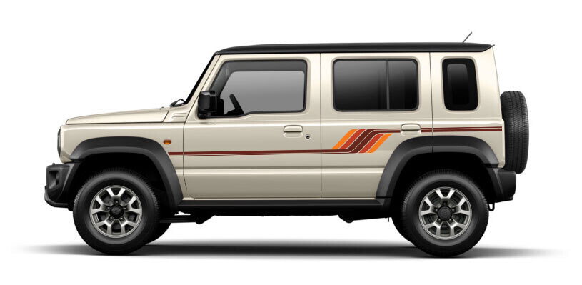 WINTON BODY STRIPE DECAL KIT : SUZUKI JIMNY XL WAGON (JC74)