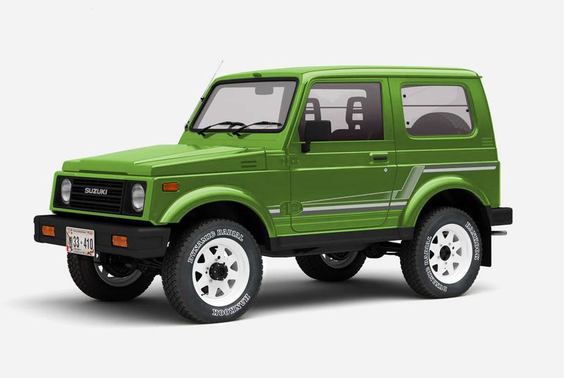 YOSHINO BODY STRIPE DECAL KIT : SUZUKI JIMNY/SIERRA/SAMURAI (SJ-SERIES) (1981-1995​)