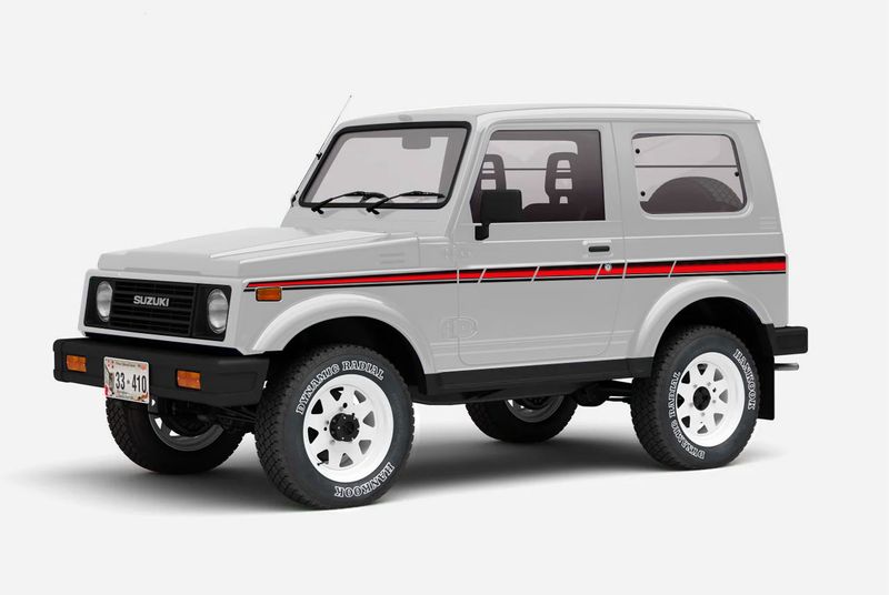 TORINO BODY STRIPE DECAL KIT : SUZUKI JIMNY/SIERRA/SAMURAI (SJ-SERIES) (1981-1995​)