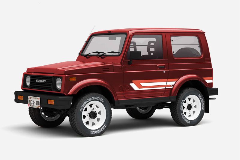 TAKAYAMA BODY STRIPE DECAL KIT : SUZUKI JIMNY/SIERRA/SAMURAI (SJ-SERIES) (1981-1995​)