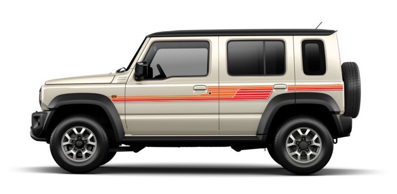 YASS BODY STRIPE DECAL KIT : SUZUKI JIMNY XL WAGON (JC74)