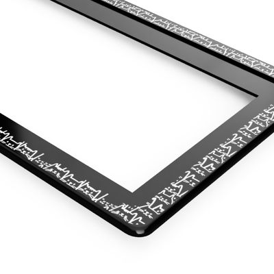 ENGRAVED &quot;CATS&quot; LICENSE PLATE FRAME SET