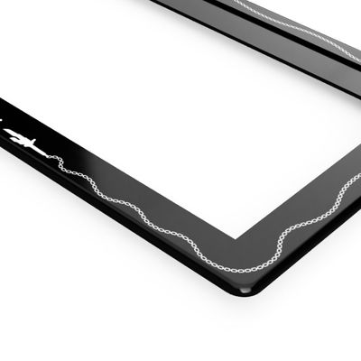 ENGRAVED &quot;SPEAR&quot; LICENSE PLATE FRAME SET