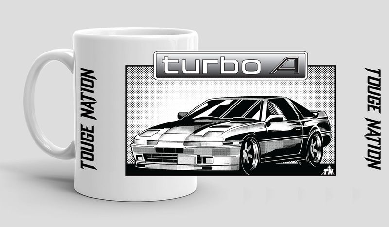TOUGE NATION COFFEE MUG : TOYOTA SUPRA (MK3)