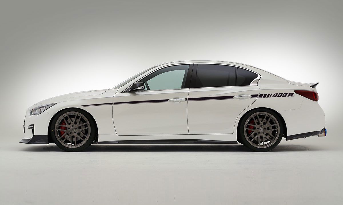 NISMO INSPIRED 400R BODY STRIPE DECAL KIT : NISSAN SKYLINE V37 / INFINITI Q50