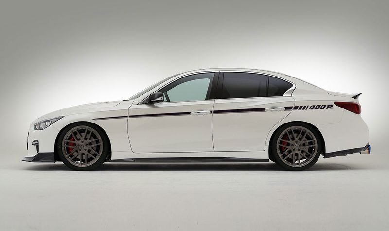 NISMO INSPIRED 400R BODY STRIPE DECAL KIT : NISSAN SKYLINE V37 / INFINITI Q50
