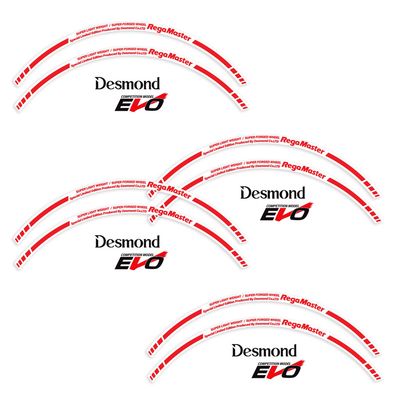 WHEEL RESTORATION DECAL SET : DESMOND REGAMASTER EVO