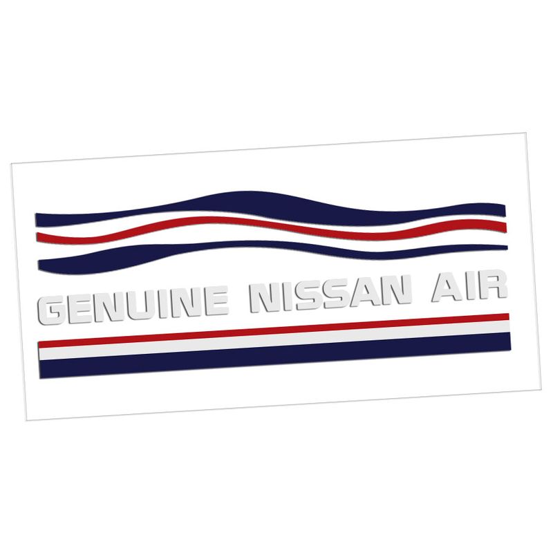WINDOW GLASS DECAL : GENUINE NISSAN AIR