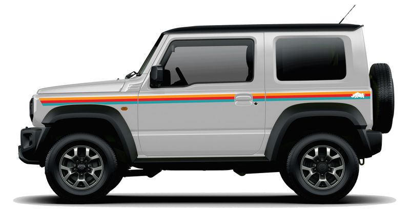 RHINO BODY DECAL KIT : SUZUKI JIMNY (JB64/JB74)