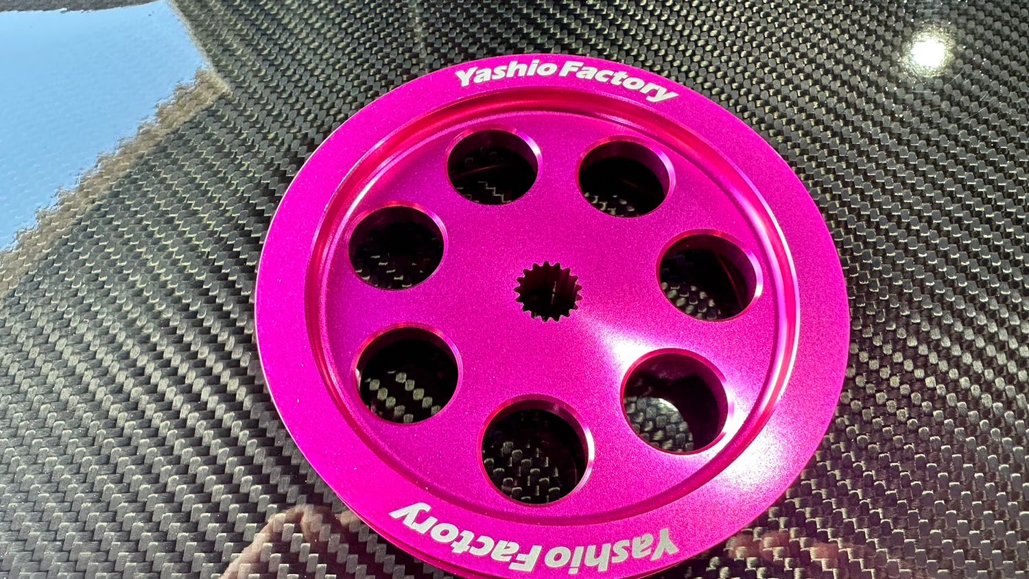 YASHIO FACTORY POWER-STEERING PUMP PULLEY : NISSAN SILVIA S13/S14/S15