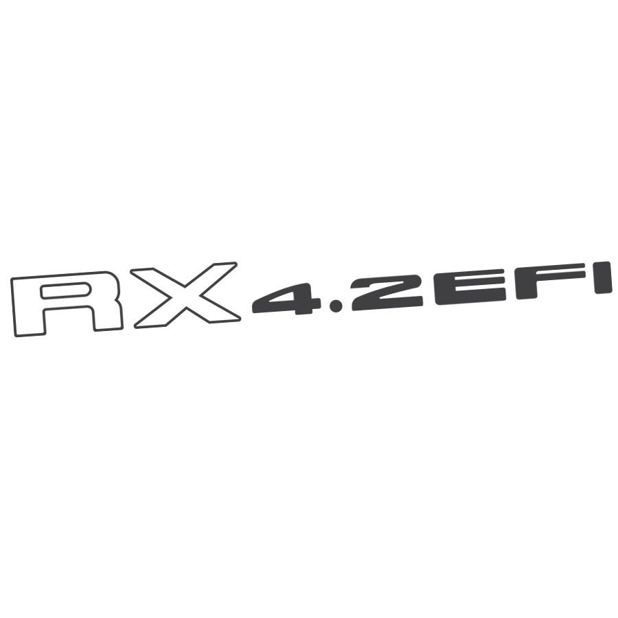 RX 4.2-EFI QTR-PANEL DECAL : GQ II NISSAN PATROL