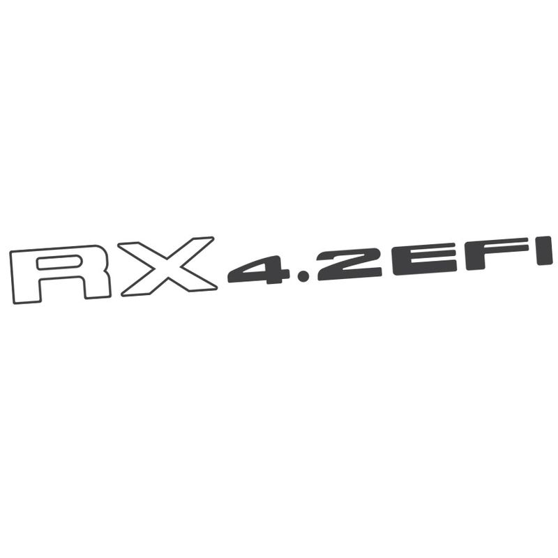 RX 4.2-EFI QTR-PANEL DECAL : GQ II NISSAN PATROL