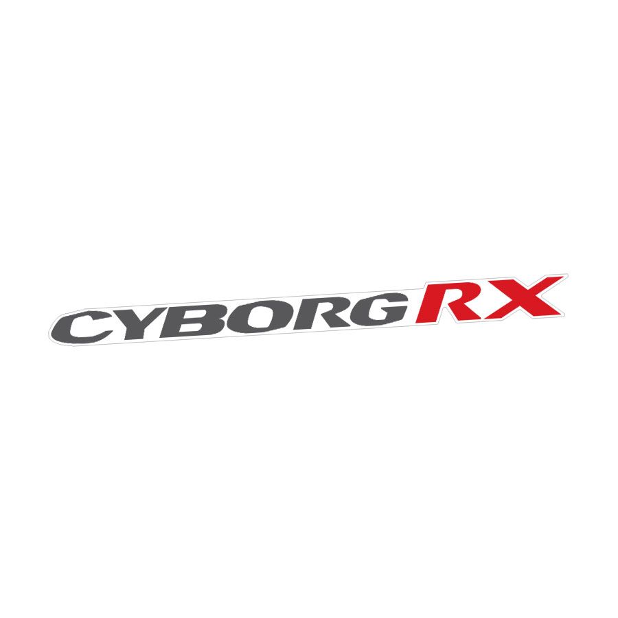 CYBORG RX TAIL-PANEL DECAL : 1995-2003 MITSUBISHI MIRAGE (HATCHBACK)