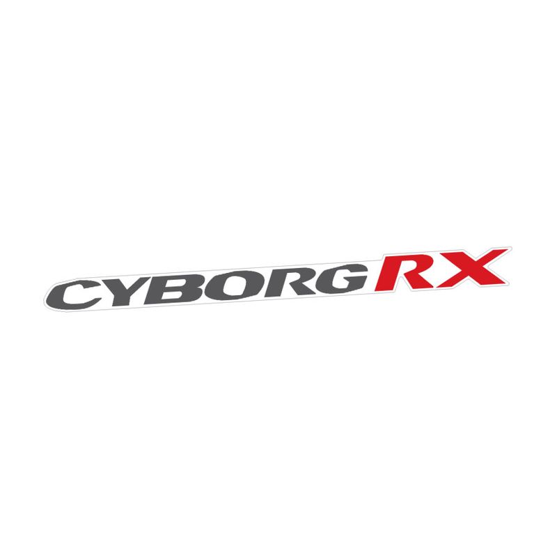 CYBORG RX TAIL-PANEL DECAL : 1995-2003 MITSUBISHI MIRAGE (HATCHBACK)
