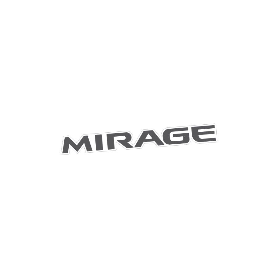 MIRAGE HATCH DECAL : 1995-2003 MITSUBISHI MIRAGE (HATCHBACK)