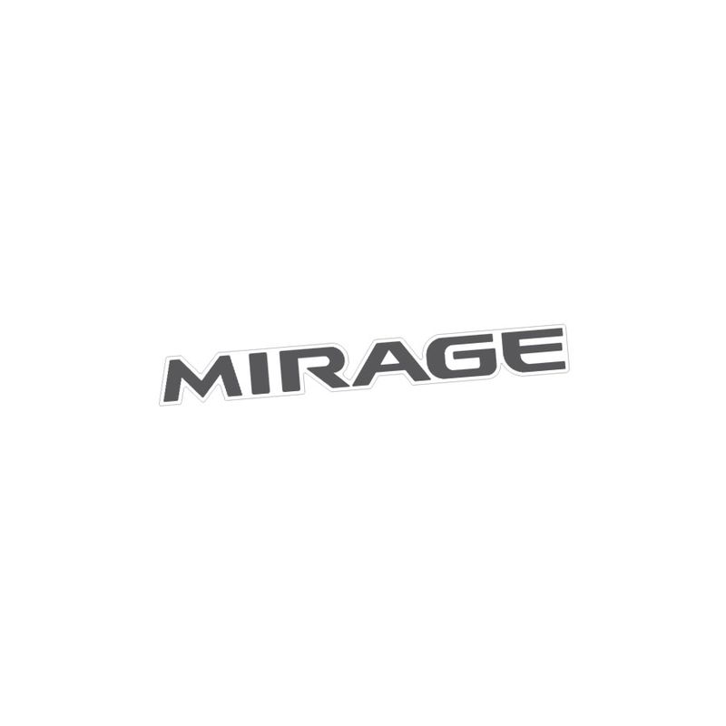 MIRAGE HATCH DECAL : 1995-2003 MITSUBISHI MIRAGE (HATCHBACK)
