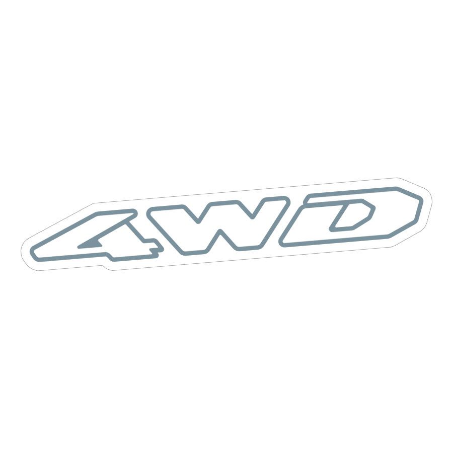 4WD WINDOW DECAL : 1996-2002 MITSUBISHI LEGNUM VR4