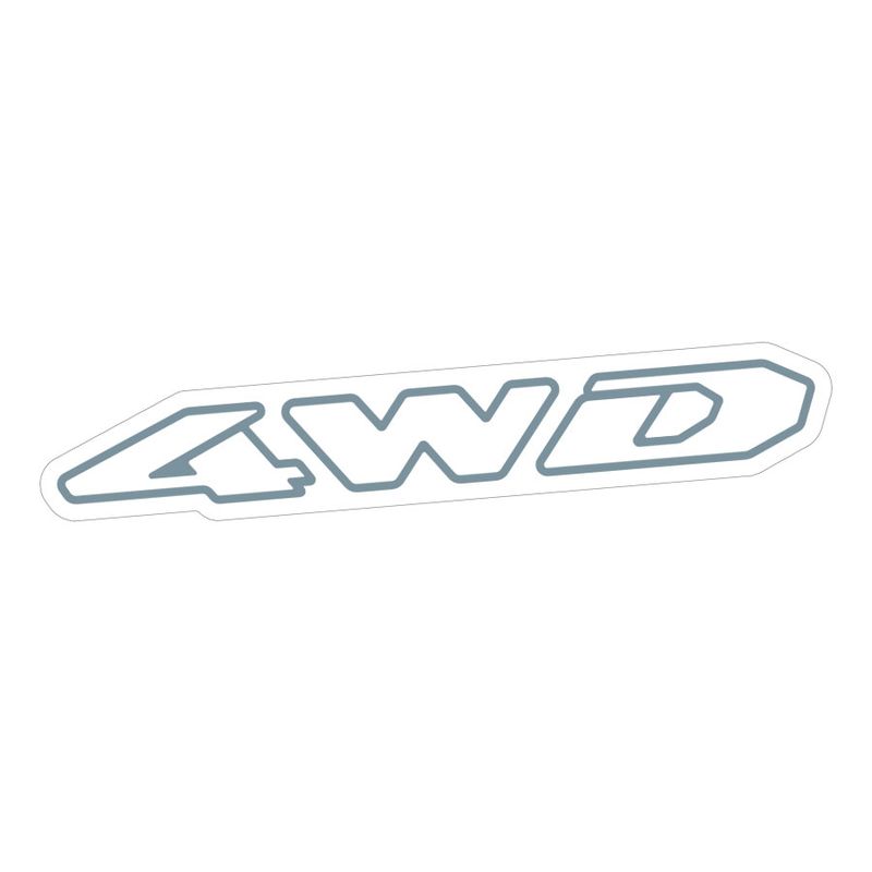 4WD WINDOW DECAL : 1996-2002 MITSUBISHI LEGNUM VR4