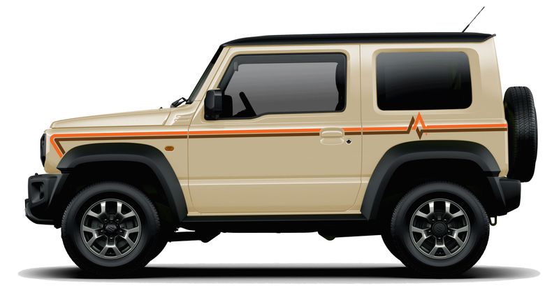CLOVELLY BODY DECAL KIT : SUZUKI JIMNY (JB64/JB74)