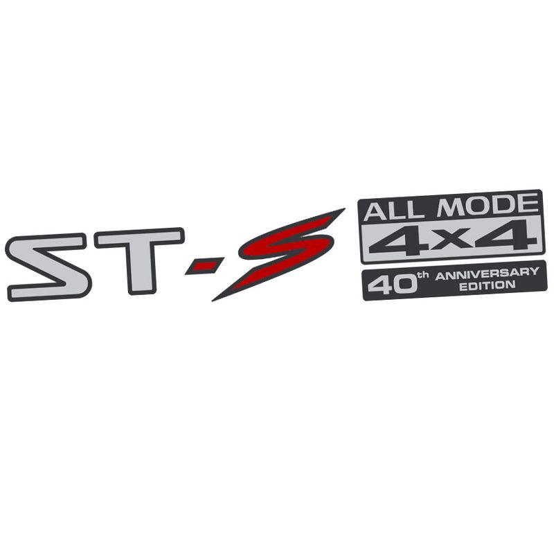 ST-S ALL MODE 4x4 HATCH DECAL : NISSAN X-TRAIL (2001-2008) (40th ANNIVERSARY EDITION)