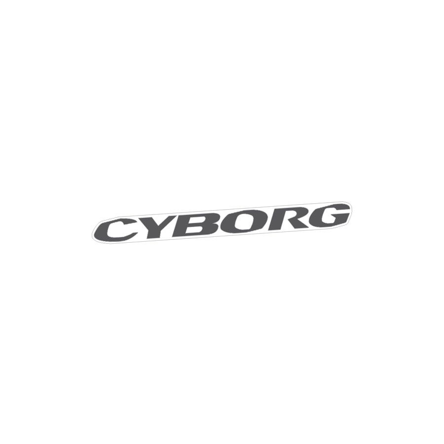 CYBORG TAIL-PANEL DECAL : 1995-2003 MITSUBISHI MIRAGE (HATCHBACK)