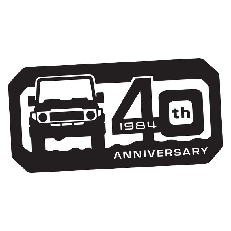 40TH ANNIVERSARY FENDER DECAL : 70-SERIES LAND CRUISER