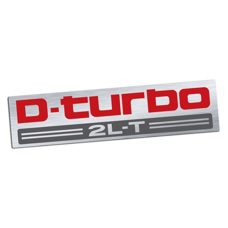 ENGINE NAMEPLATE : D-TURBO 2L-T