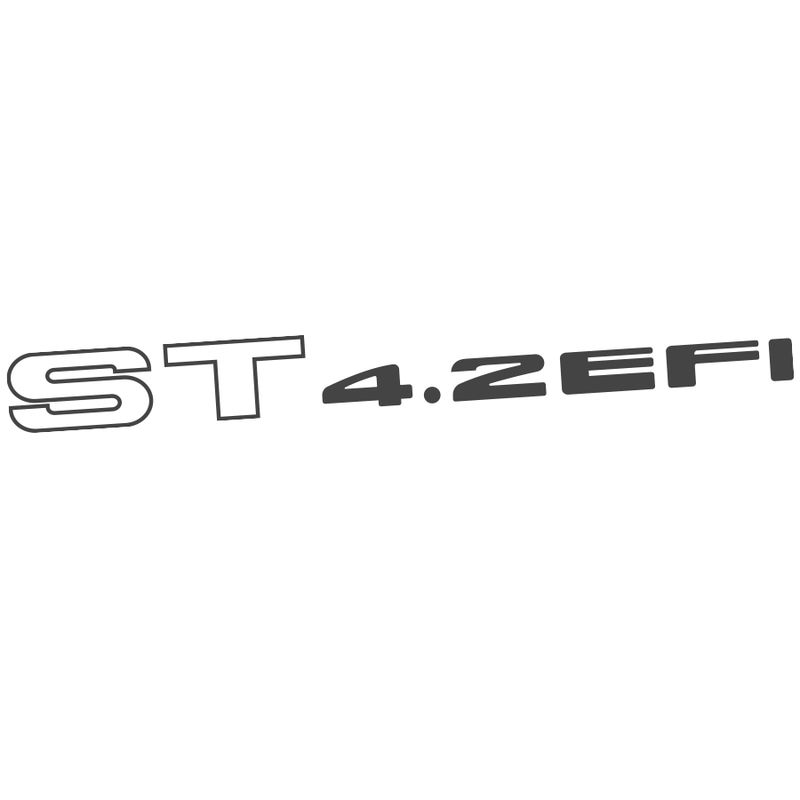 ST 4.2-EFI QTR-PANEL DECAL : GQ II NISSAN PATROL
