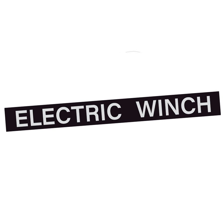 ELECTRIC WINCH BUMPER COVER PLATE : TOYOTA LAND CRUISER 80-SERIES