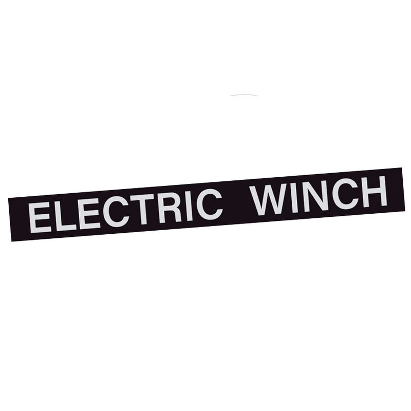 ELECTRIC WINCH BUMPER COVER PLATE : TOYOTA LAND CRUISER 80-SERIES