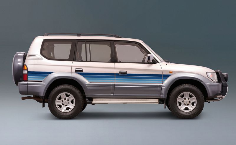 DUBAI STRIPE DECAL KIT :  90-SERIES TOYOTA LAND CRUISER