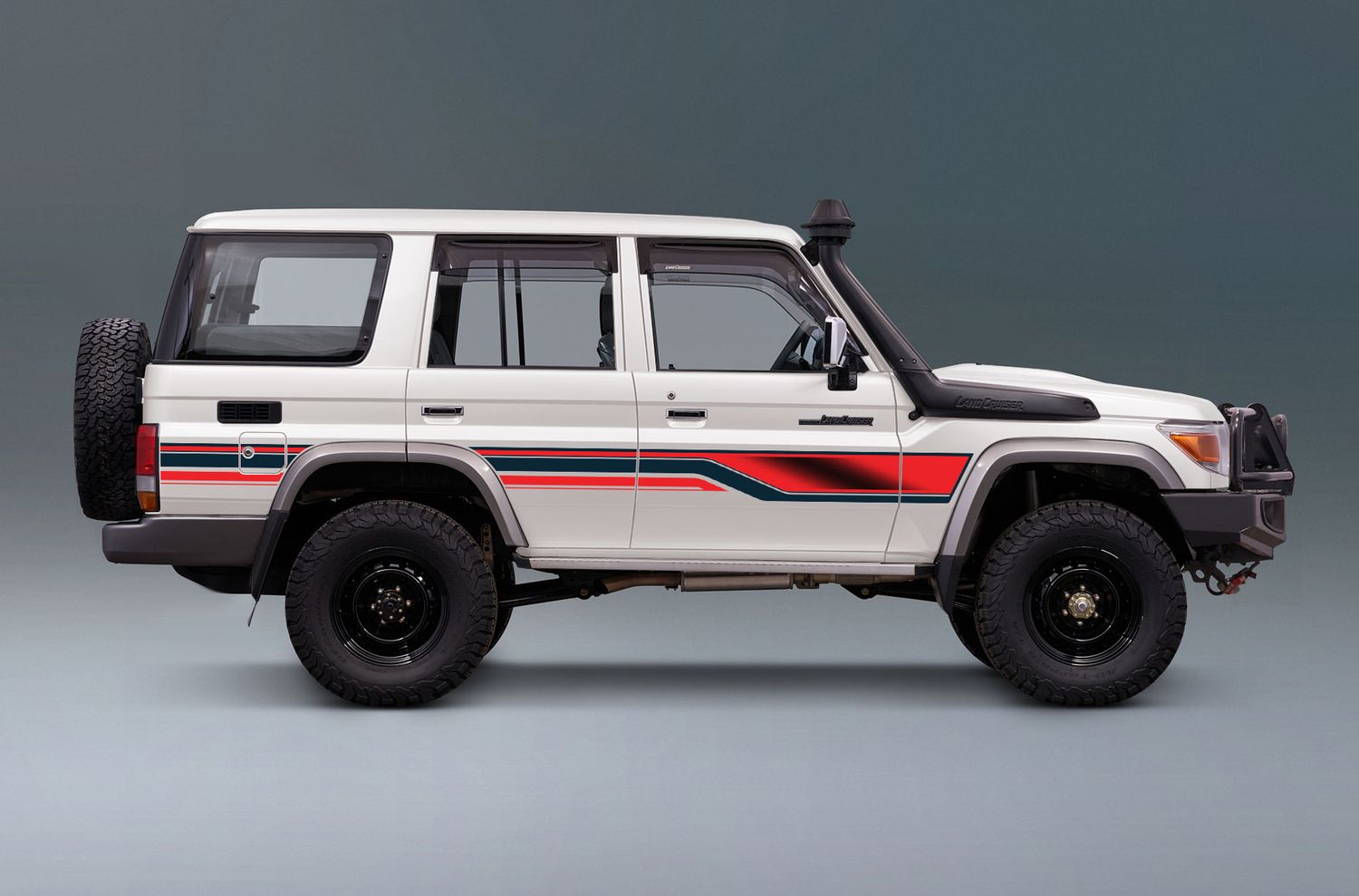 MECCA BODY STRIPES DECAL KIT : J76-SERIES TOYOTA LAND CRUISER (WAGON)
