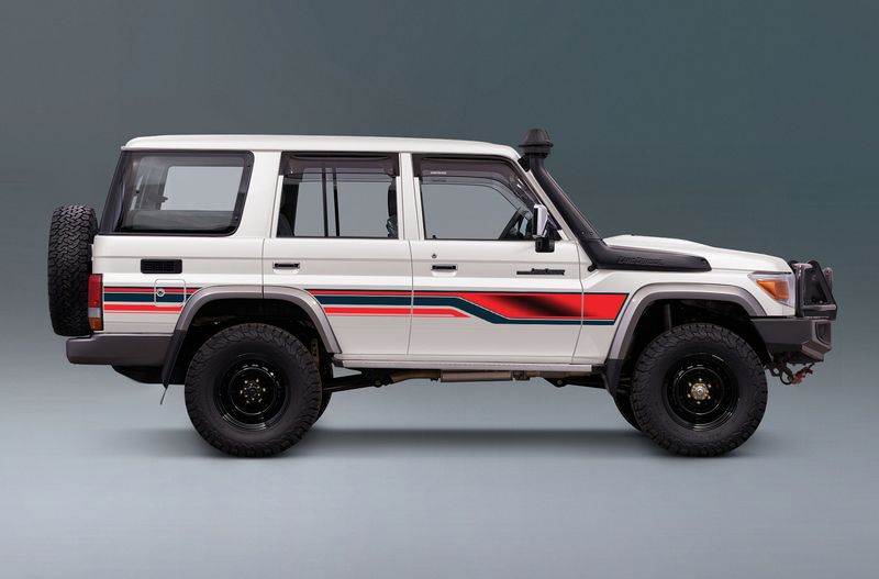MECCA BODY STRIPES DECAL KIT : J76-SERIES TOYOTA LAND CRUISER (WAGON)