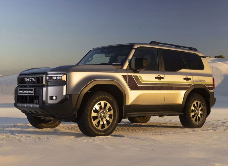 LIMITED EDITION TOPOGRAPHIC RENMARK BODY STRIPE KIT : 250-SERIES TOYOTA LAND CRUISER PRADO (2024+)